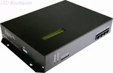 T200K online/offline led pixel controller, can be controlled via PC, compatible WS2812 WS2811 6803 WS2801 IC RGB controller