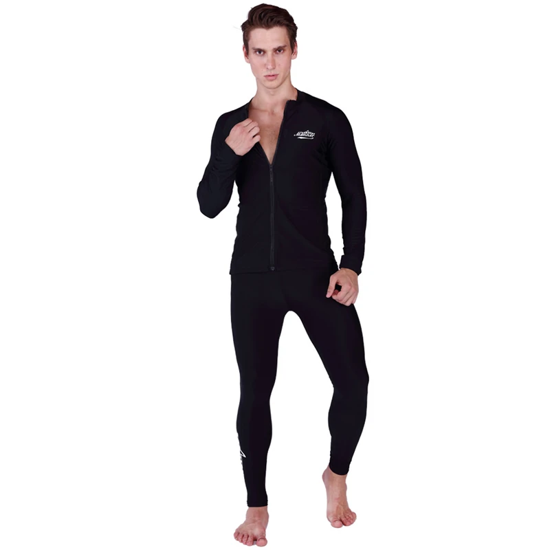 

Long Sleeve Men Women Wetsuit Nature Fit Snorkeling Bodysuit Dive Sports UPF 50+ Swim Diving Surfing Jacket Swimsuit