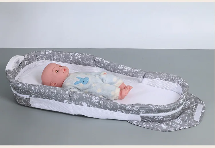 Складная дорожная кровать-колыбель для новорожденных, портативная детская кроватка, детская кровать для сна, дорожная кроватка, складная детская кроватка