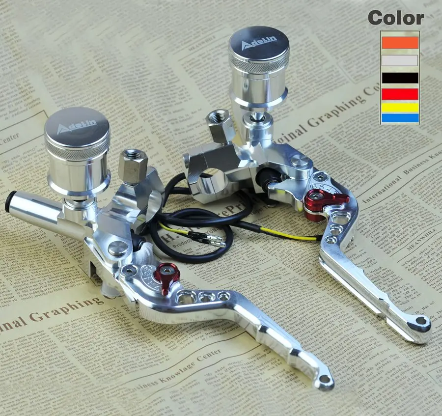 CNC lever Handlebar Hydraulic clutch Brake Pump Master Cylinder Motorcycle Racing motorbike Universal For Yamaha Kawasaki Suzuki CNC lever Handlebar Hydraulic clutch Brake Pump Master Cylinder Motorcycle Racing motorbike Universal For Yamaha Kawasaki Suzuki
