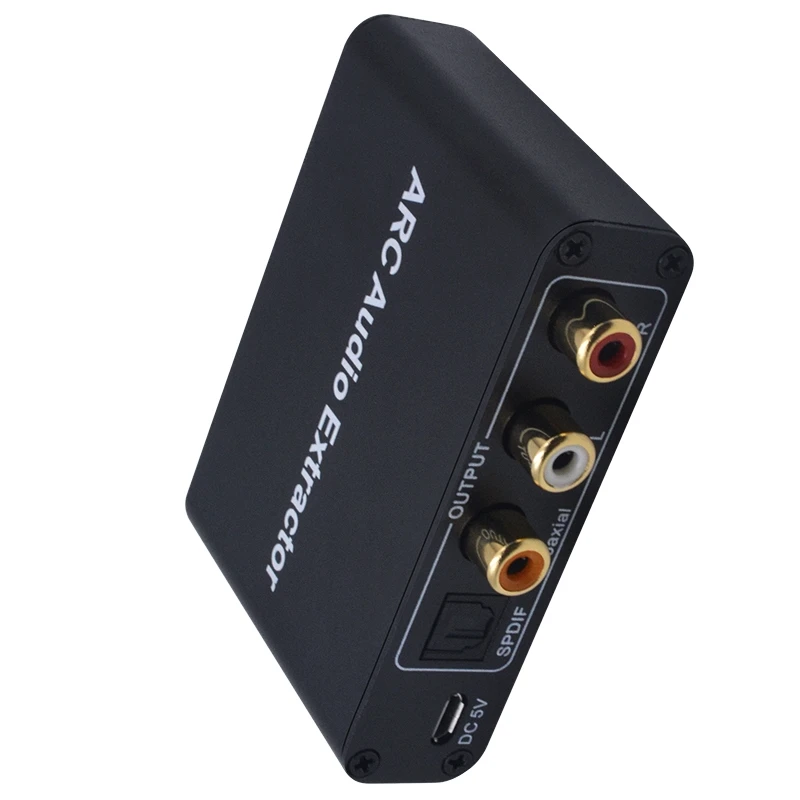 Elistooop алюминиевый ARC аудио адаптер HDMI экстрактор цифро аналоговый