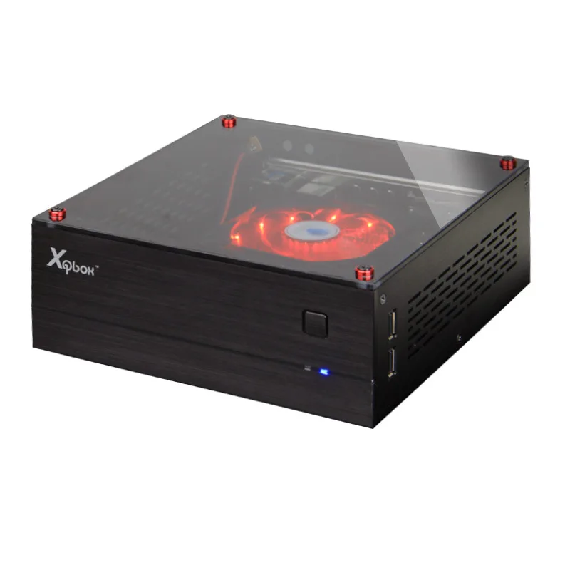 Чехол для компьютера HTPC ITX алюминиевый мини чехол домашнего кинотеатра