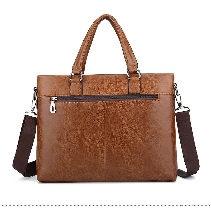 Модные компьютерные сумки, кожаный мужской портфель, кожа 15,6 дюймов, сумка для ноутбука, мужская деловая сумка через плечо, сумка на плечо для мужчин
