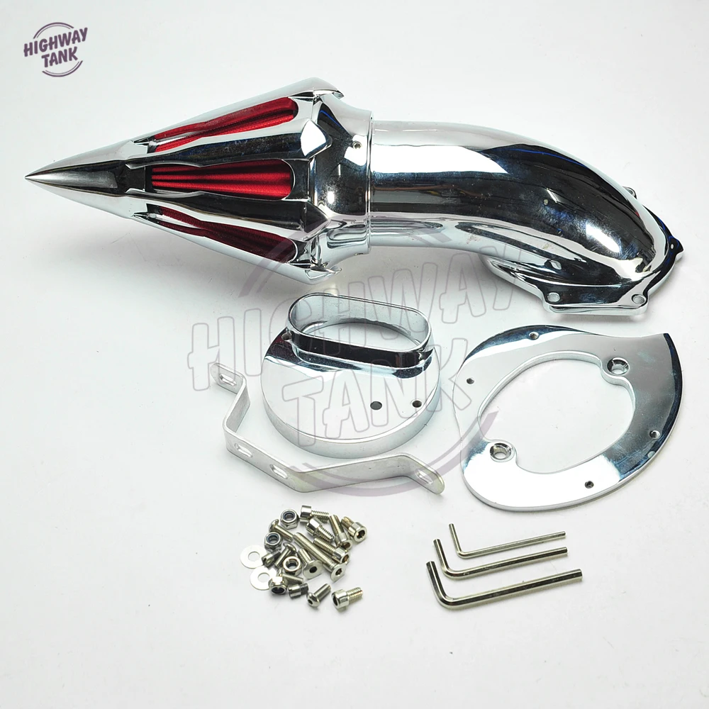 Хромированный алюминиевый чехол для воздушного фильтра мотоцикла для Yamaha V-star Dragstar 1100 XVS1100 классический на заказ