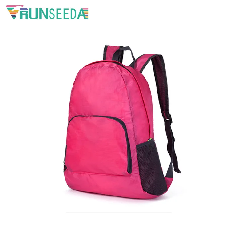 Runseeda في الهواء الطلق الرياضة حقيبة ظهر قابلة للطي حقيبة للماء خفيفة الوزن الدراجات التخييم المشي لمسافات طويلة على ظهره اليومية السفر حقائب ...