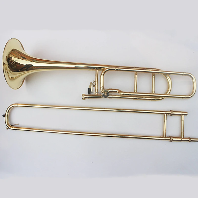 

JM Trombone Slide TromboneTenor Bb Flat Intermediate with F Attachment Mouthpiece Carry Case Gloves