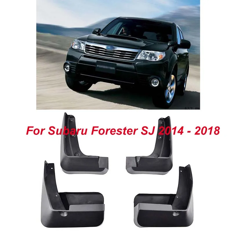 

AUDEW 4PCSCar Front Rear Mudguards Mud Flaps For Subaru Forester SJ 2014 - 2018 Auto Splash for Fender Low Body Protection