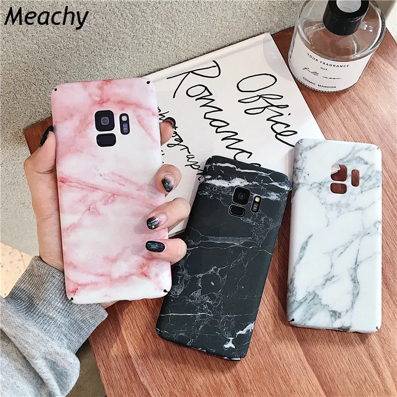 

Meachy Marble Phone Case For Samsung Galaxy S10 S10 Lite S10 Plus Case For Samsung S8 S9 Plus S7 Edge Note 9 Note 8 Case Cover