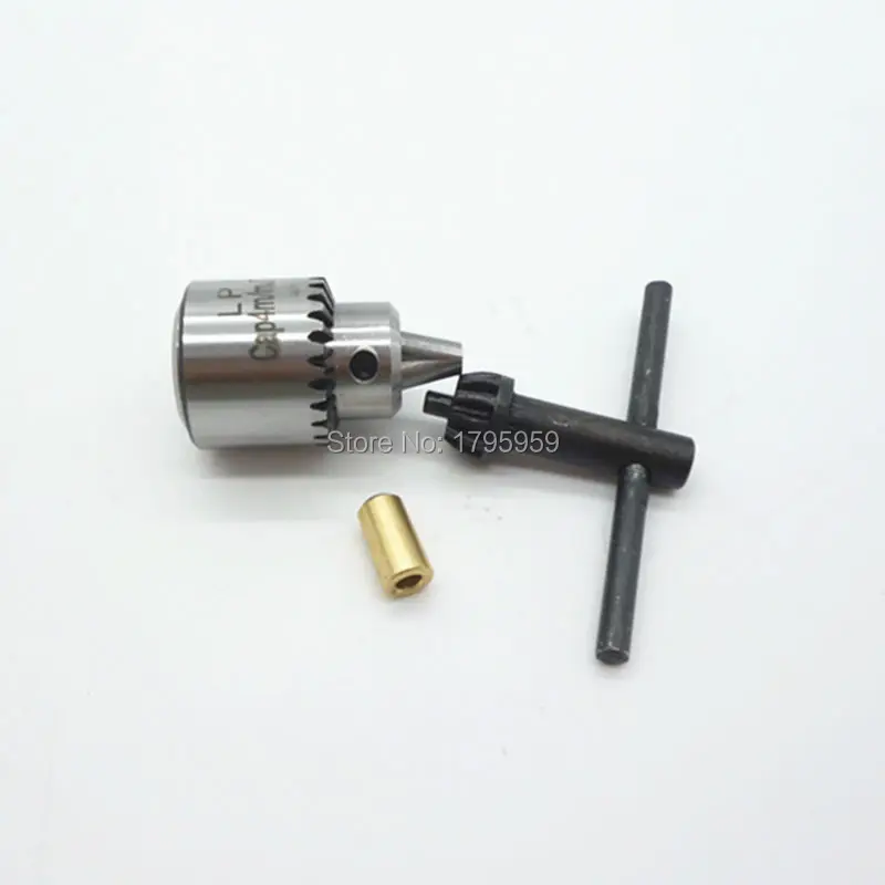 Mini Motor Drill Chucks W Key3.17mm 18 Shaft Connecting Rod Electric Drill Grinding Impact Drill Chuck 0.3-4mm Power Tool (5)