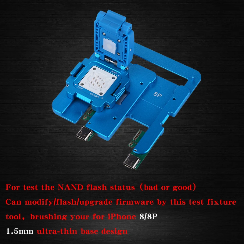 2 в 1 жесткого диска Тесты приспособление JC T8 NAND Тесты er приспособление для ремонта материнской платы Тесты инструмент с JC C1 кабель для передачи данных для iPhone 8 8 P