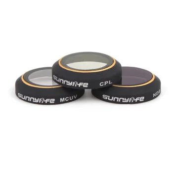 

3pcs/set HD Camera Lens Filter MCUV+CPL+ND8 Filters Kit for DJI Mavic Pro Drone Accessories