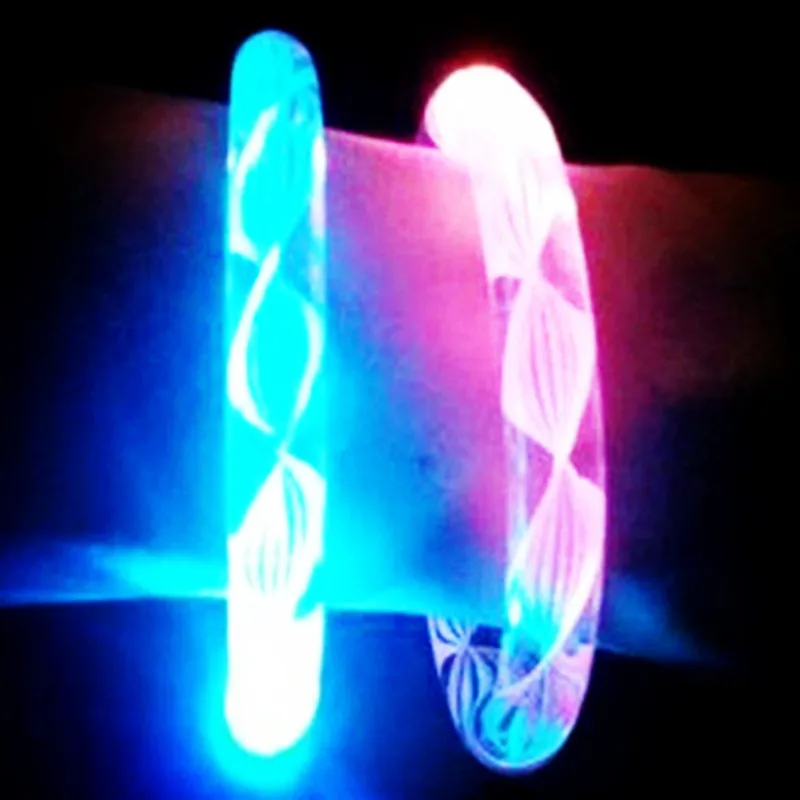 Светящийся/светодиодный/флэш-браслет светодиодный вечерние светильник браслет для вечерние/День рождения/концерты/свадьба/Рождество Descrotion Golw в темноте