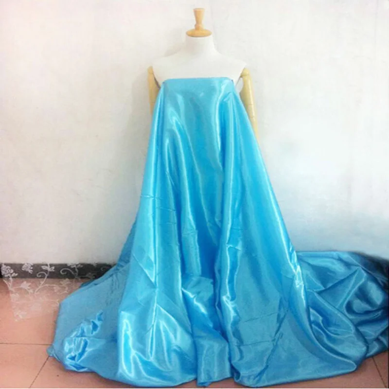 Wholesale 700 Colors High Quality Shiny Washable Satin Sleepwear Fabric in Fabric from Home