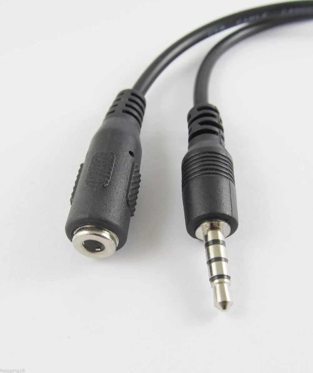 10pcs 3 5mm Male To Female M F Stereo Aux Audio Headphone Extension Cable Cord 43cm