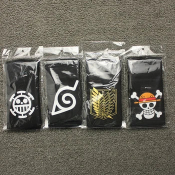 

Spandex Elastic Japanese Anime Accessories Women Men Fingerless Glove Cosplay One Piece Naruto Attack On Titan Dragon Ball