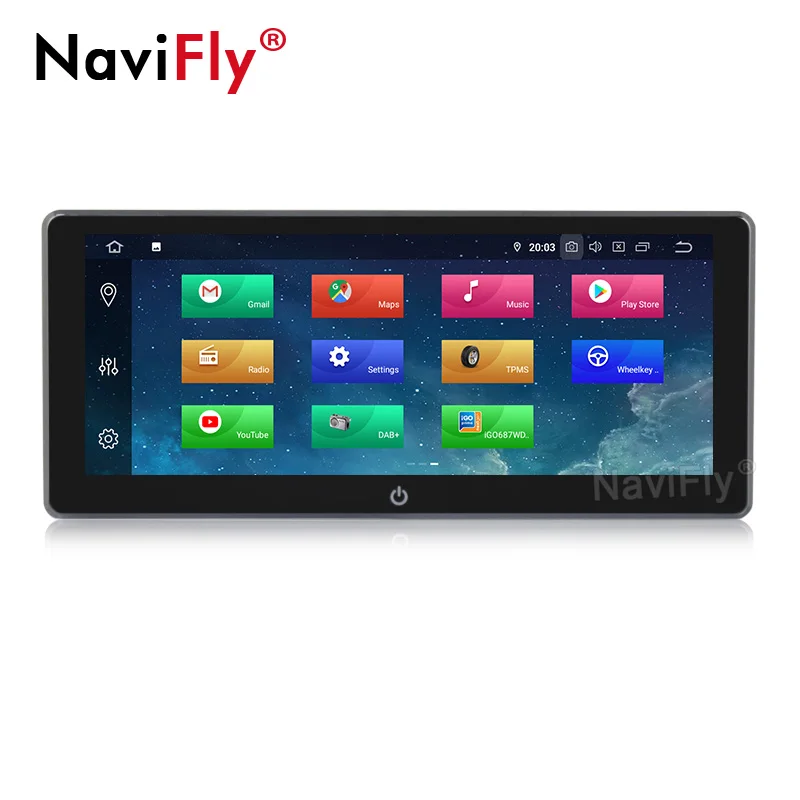 Cheap Universal Android 9.0 IPS DSP 10.25" 2Din Car Radio Touch screen GPS Multimedia Player For Nissan TOYOTA Kia RAV4 Honda Hyundai 3