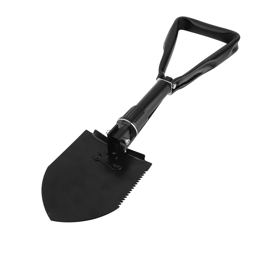 

BORUiT Carbon Steel Army Military Three Folding Spade Shovel Camping Metal Portable Survival Garden Outdoor Tool