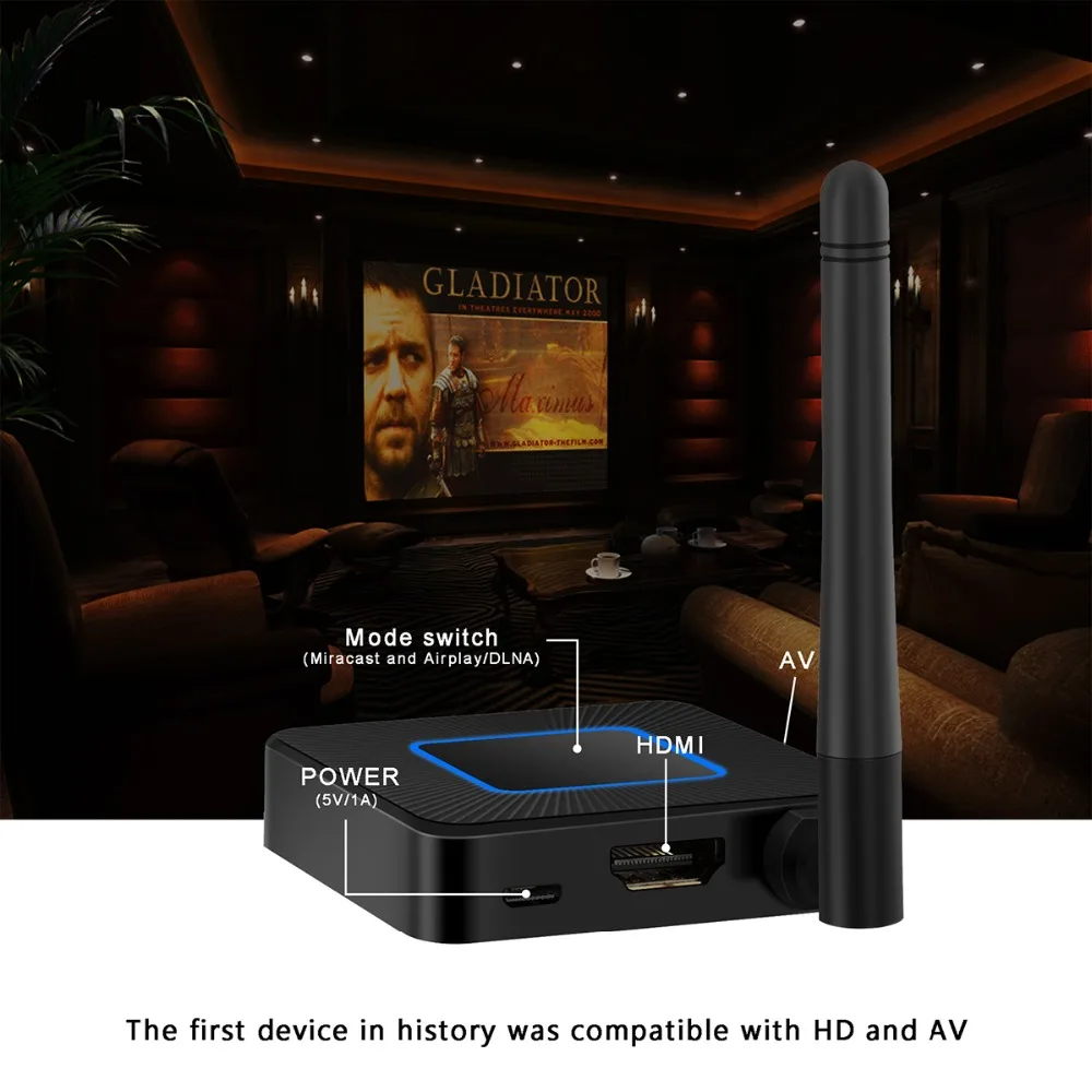 SOONHUA Q4 Miracast 1080P HD WiFi медиа дисплей 2,4G/5G ТВ-палка экран WiFi дисплей беспроводной HDMI ключ Miracast Airplay DLNA