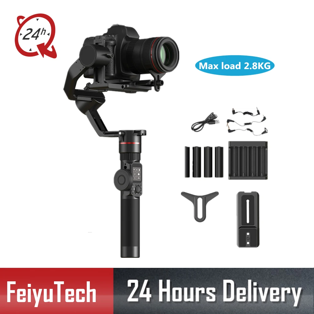

FeiyuTech feiyu AK2000 3 Axis Gimbal Stabilizer Handheld for NIKON SONY A6500 CANON DSLR Camera Gopro Action 2.8kg Payload