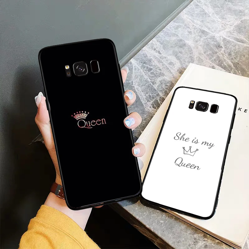 Принцесса проект &quotКорона&quot силиконовый чехол для Samsung S6 край S7 S8 плюс S9 S10 S10e M10