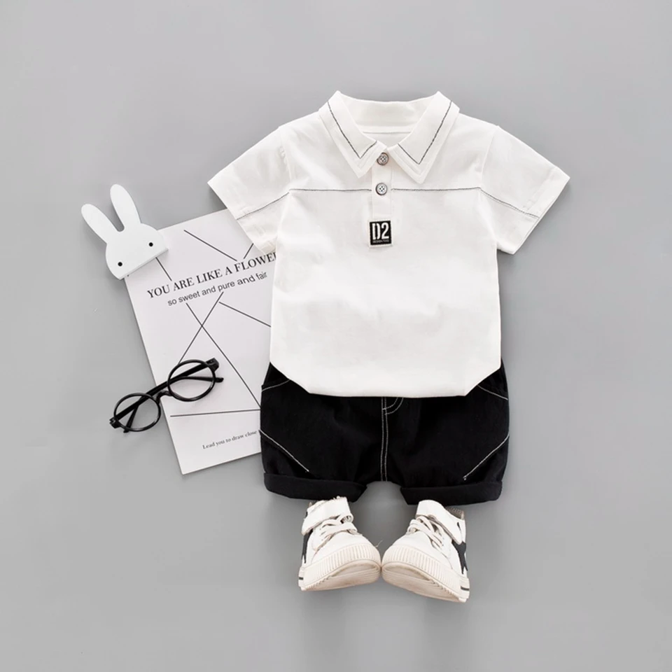 

Kids Summer Soft Cotton Sets Children T-Shirt Shorts Sets Baby Boys Girls Soft Cotton Clothes Children Summer Cool Clothing