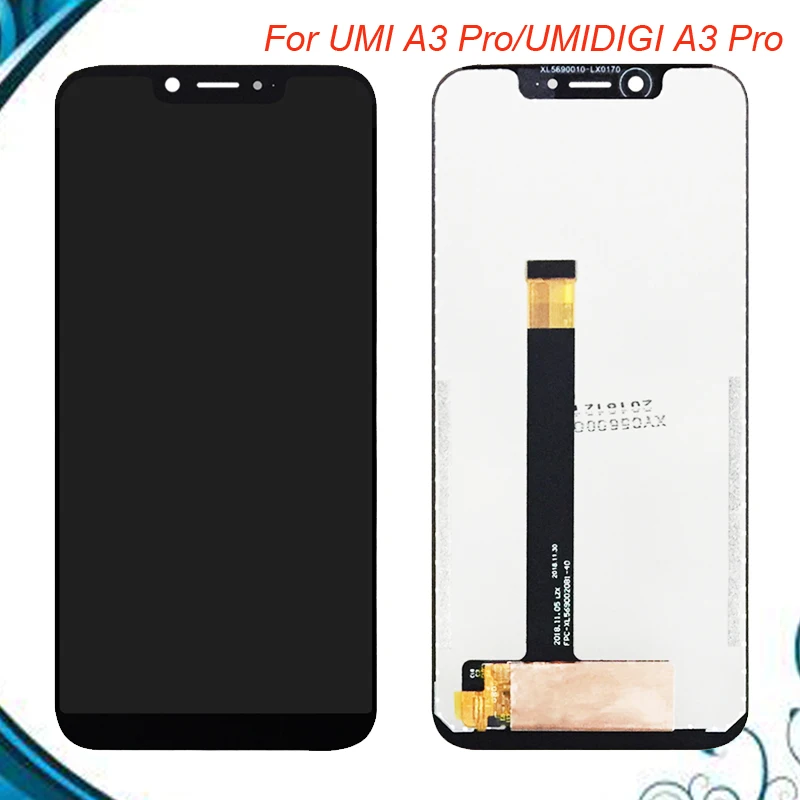 ЖК-дисплей для UMI UMIDIGI A3 Pro кодирующий преобразователь сенсорного экрана в сборе