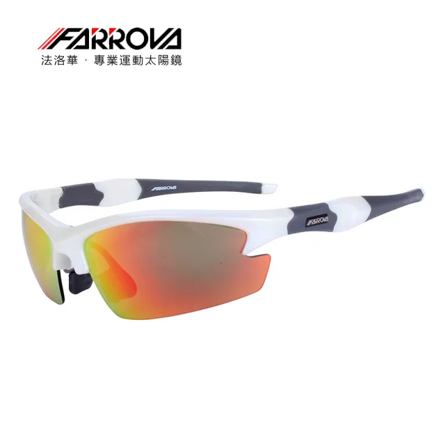 FARROVA спортивные поляризованные очки дорожные велосипедные очки TR90 Sunglasse велосипедные очки спортивные солнцезащитные очки Mtb велосипедные очки - Цвет: white
