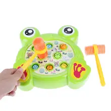 Электрические игрушки молоток Детские Семейные игры лягушка хомяк игрушки подарок для детей раннее образование детские игрушки