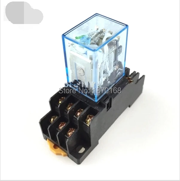 Миниатюрное реле переменного тока MY3NJ 24V 3NO 3NC 11 Pins 5A 240VAC MY3N-J HH53P с гнездом PYF11A |
