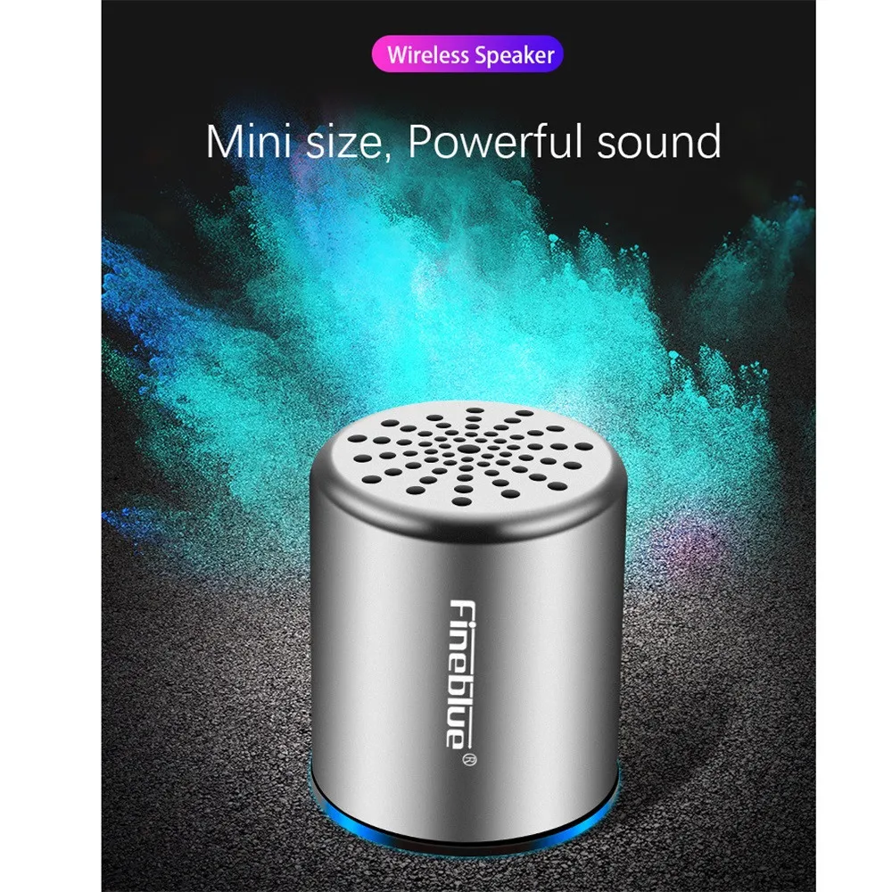 HIPERDEL Мини Bluetooth динамик беспроводной портативный бас стерео персонализированный