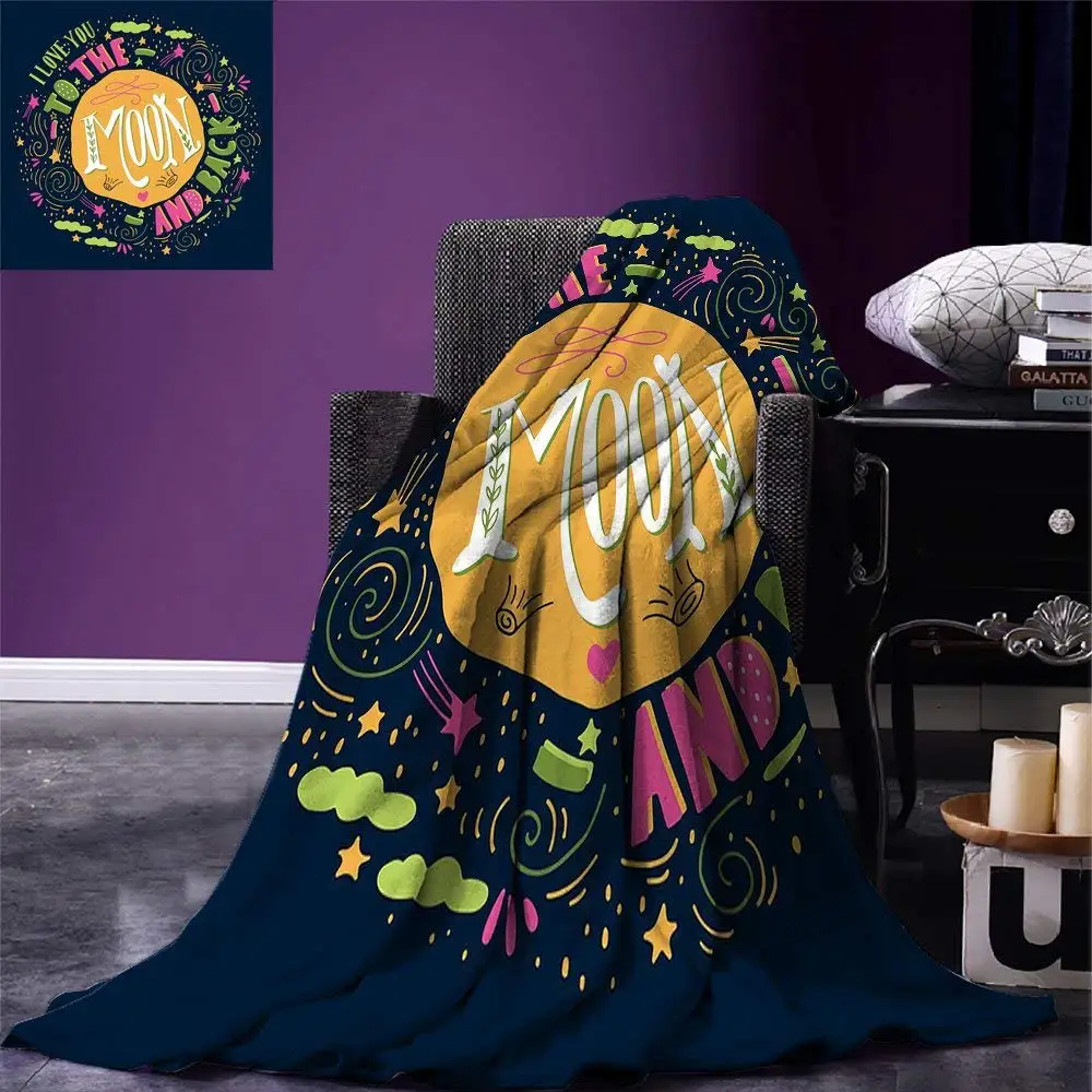 I Love You Throw Cute Romance Shapes Hot Clouds Childish Inspirational Creative Valentines Warm Microfiber Blanket | Дом и сад