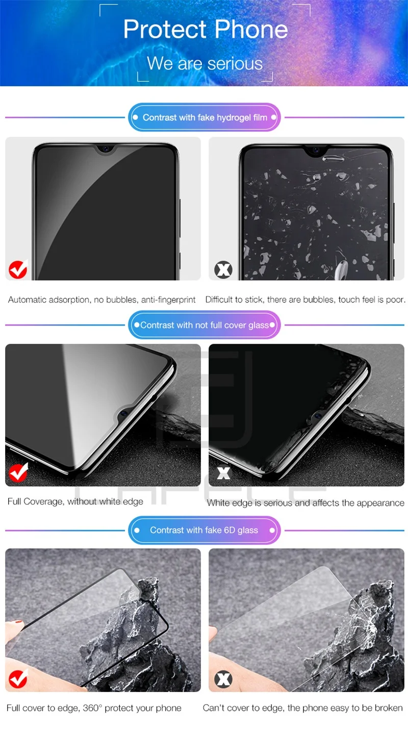 2. tempered glass for huawei mate 20