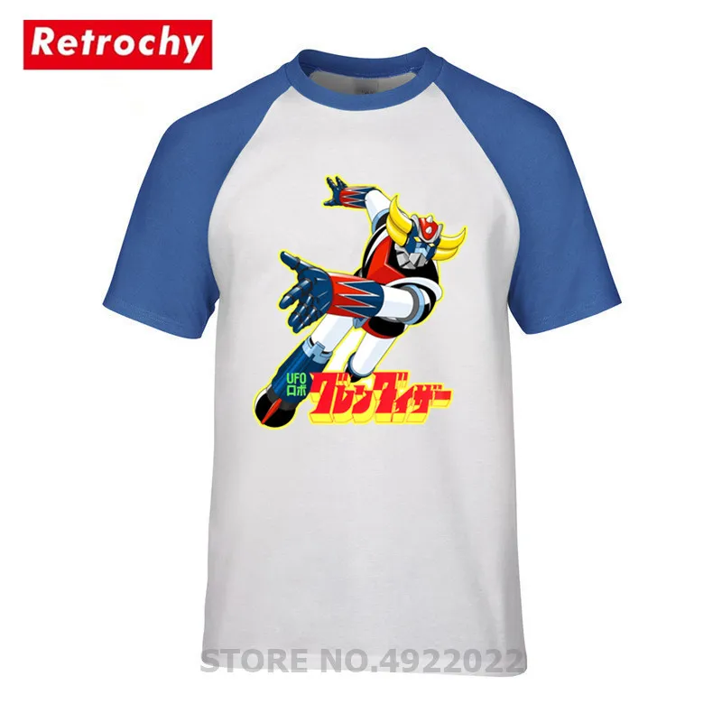 Футболка Goldorak UFO Robot Grendizer футболка из чистого хлопка с короткими рукавами вырезом