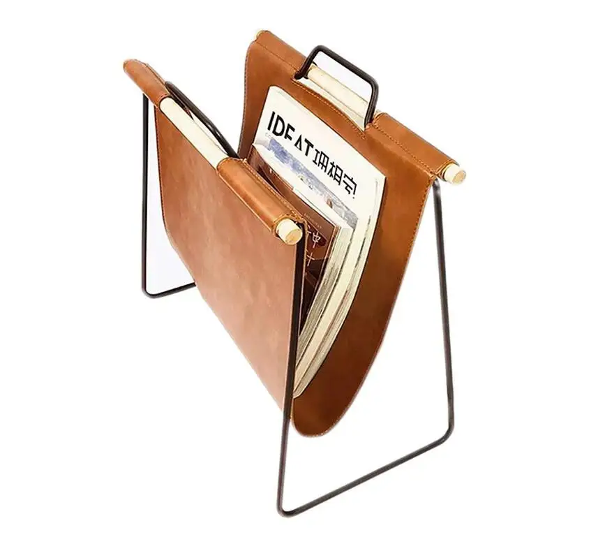 مكتب الزخرفية مجلة رف صحف أرضية معدنية البيانات تخزين حامل ل غرفة نوم دراسة غرفة المعيشة حامل المجلات حامل