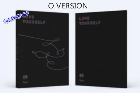 

[MYKPOP]~100% OFFICIAL ORIGINAL~KPOP BOYS Album: LOVE YOURSELF - TEAR, CD+Booklet+Post Card+Sticker KPOP Item SA19052902- O Version