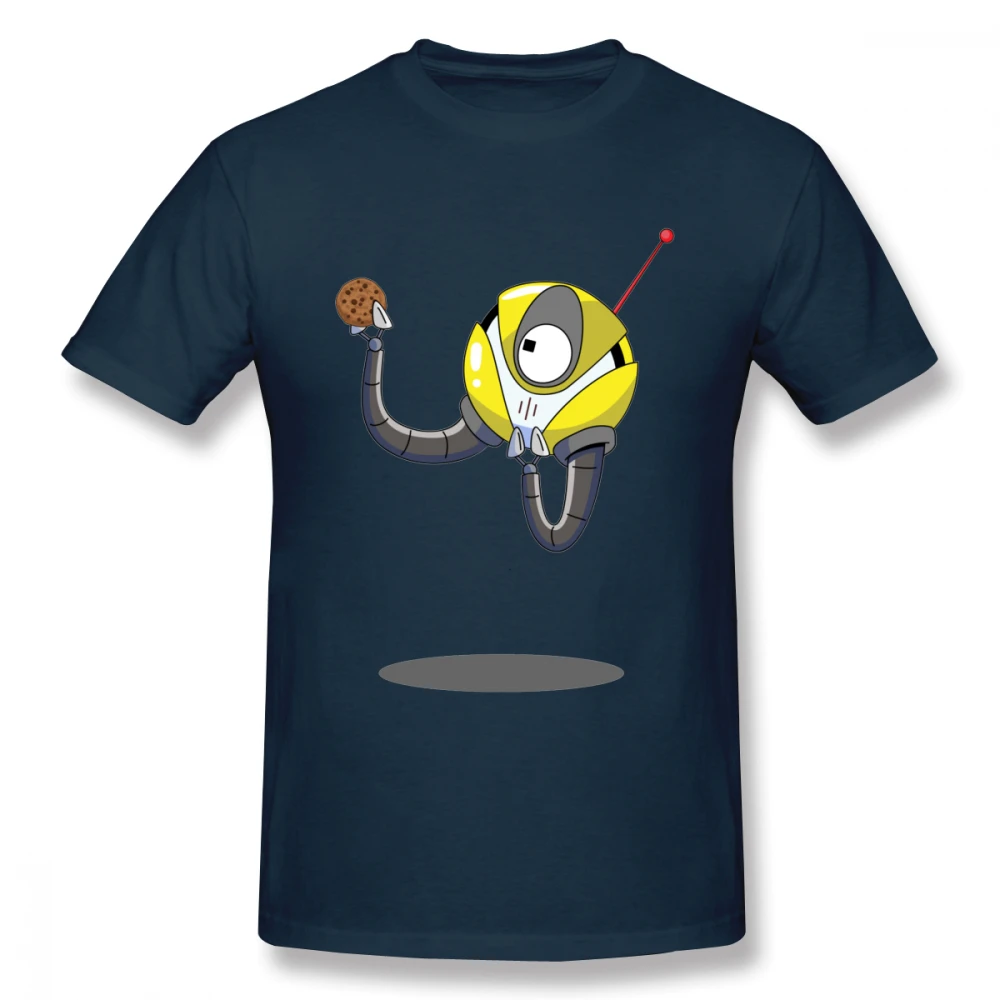 Для отдыха на заказ Кевин КВН печенье Футболка мужская Geek Final Space Graphic футболка S-6XL большой размер Camiseta - Цвет: Тёмно-синий