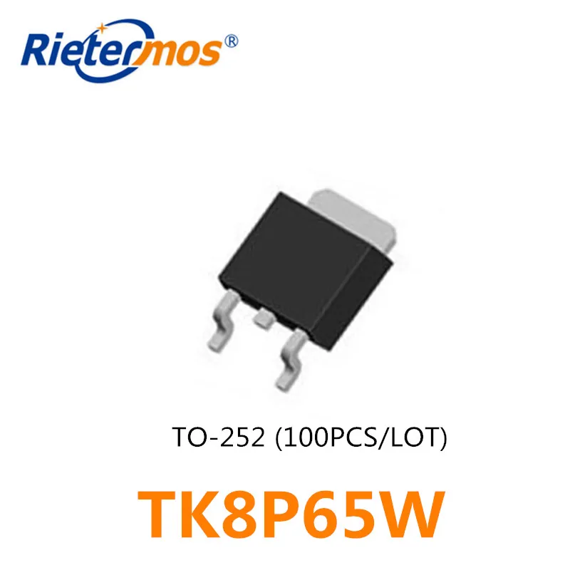100PCS N-CHANNEL TK8P65W TK8P65 8P65W TO252 высокое качество | Электроника