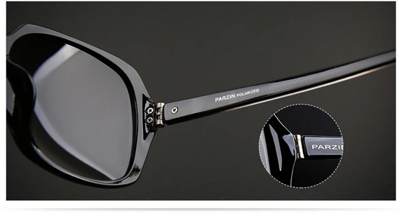 PARZIN, брендовые дизайнерские солнцезащитные очки с большой оправой, оттенки для женщин, модная овальная оправа, настоящее качество, женские поляризованные солнцезащитные очки