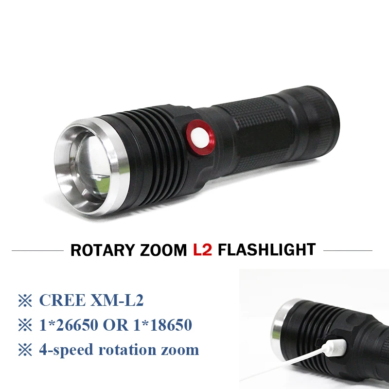 

Camping xm l2 rechargeable hand lamp Powerful led flashlight telescopic zoomble usb flashlight 18650 or 26650 torch led lantern