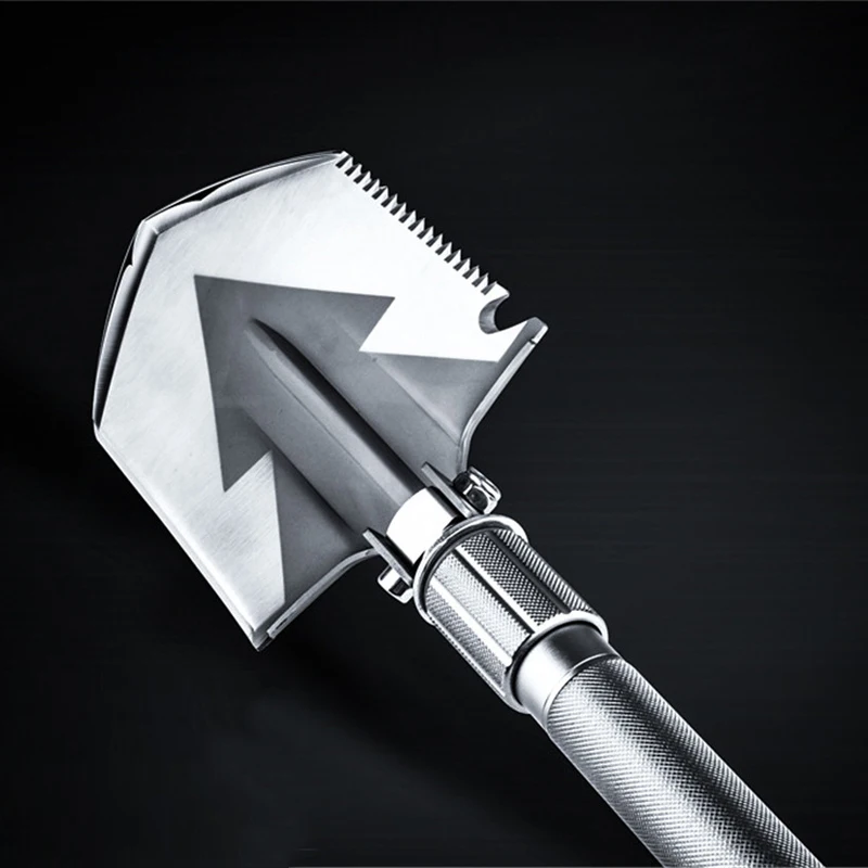 Multi-function Camping Shovel Military Portable Folding Survival Spade Trowel Dibble Pick Emergency Garden Outdoor Tools EI22 Multi-function Camping Shovel Military Portable Folding Survival Spade Trowel Dibble Pick Emergency Garden Outdoor Tools EI22