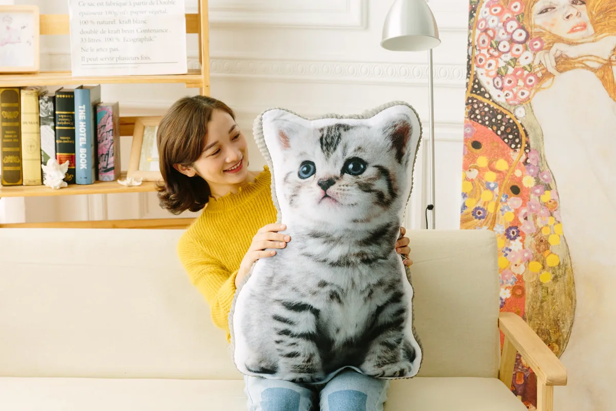 45 см реалистичные животные мягкие куклы детские игрушки креативные кошки собаки