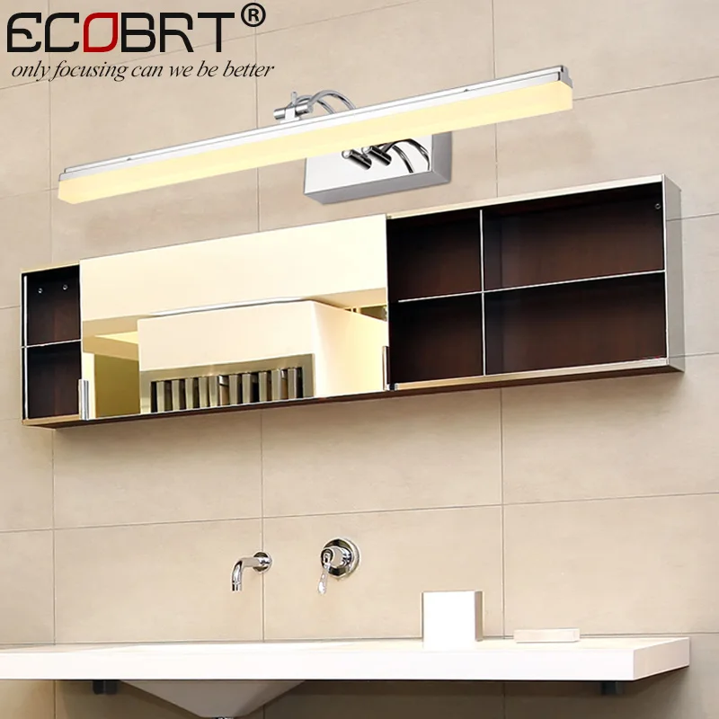 

[ECOBRT] 9W LED Wall Lamps 39cm long with Swing Arm in Bathroom over Mirror as Decoration Sconces Indoor lighting 110V / 220V AC