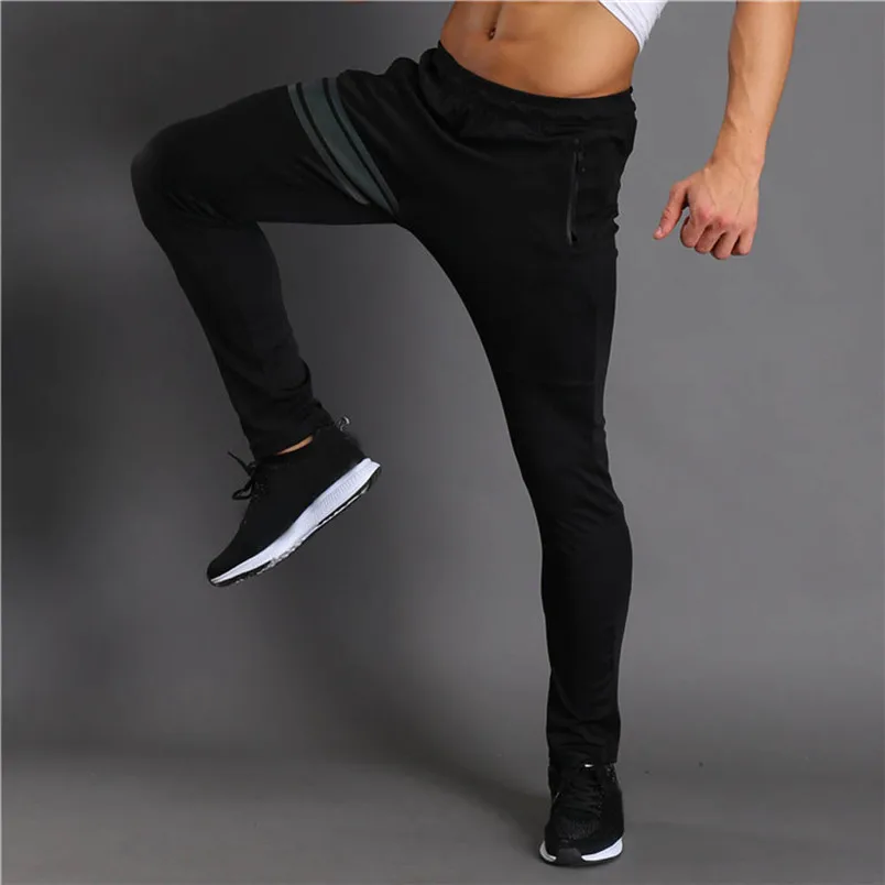 Men Long Casual Sport Pants Gym Slim Fit Trousers Running Pants elastic waist Jogger Gym Sweatpants new arrival #4n25 (12)