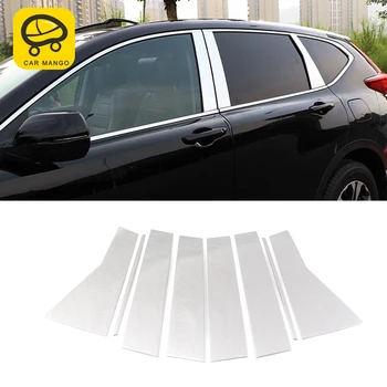 

CarManGo for Honda CRV C-RV 2017 Car Auto middle column frame sticker cover Sitcker decoration trim Accessories