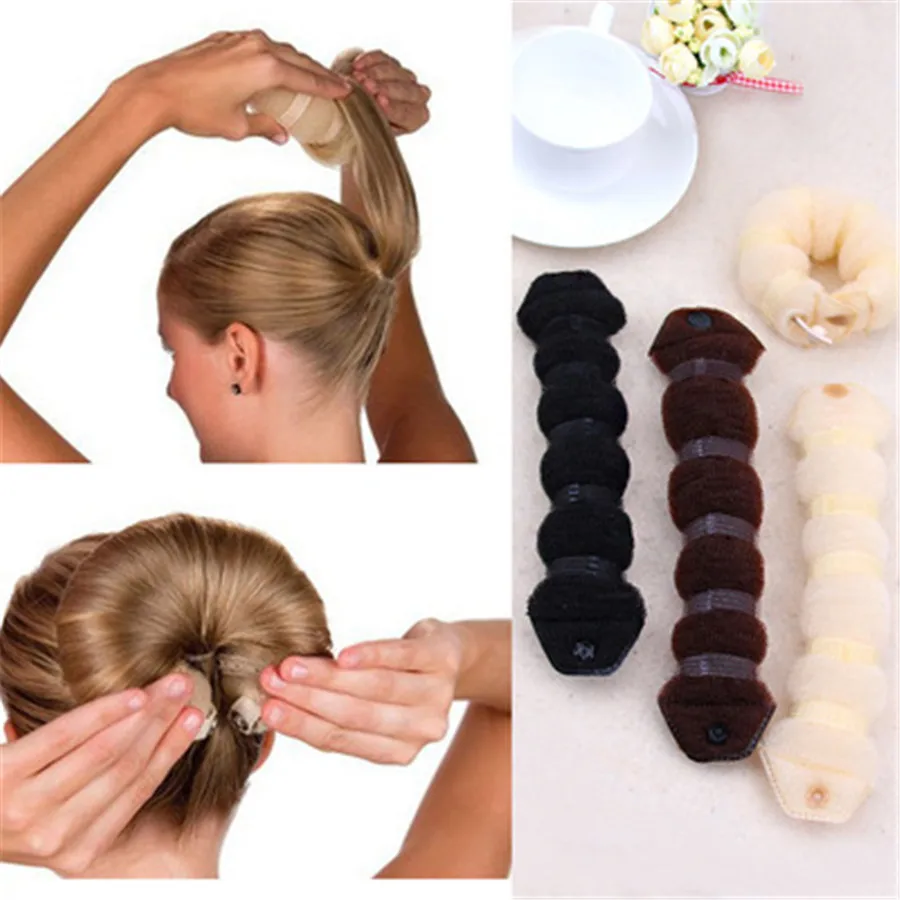 2pcs Hair Bundle Hot Buns Hair Clipper DIY Formal Hair Styling Tool