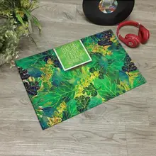 Натуральный стиль с принтом из зеленых листьев коврик для гостиной плюшевый коврик нескользящий коврик для прихожей