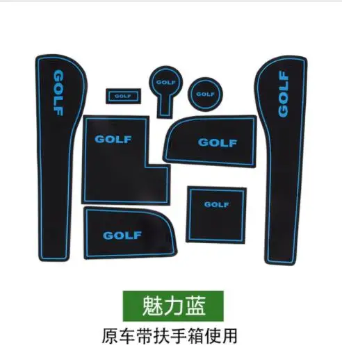 

Anti-Slip Gate Slot Mat Rubber Coaster for Golf 7 MK7 2013 2014 2015 2016 2017 2018 2019 Volkswagen Accessories Car Stickers
