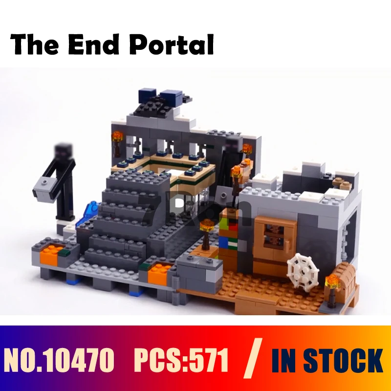 

Model building toys hobbies End Portal Figure 10470 571pcs Compatible With lego Blocks MineCraft 21124 Educational DIY Bricks
