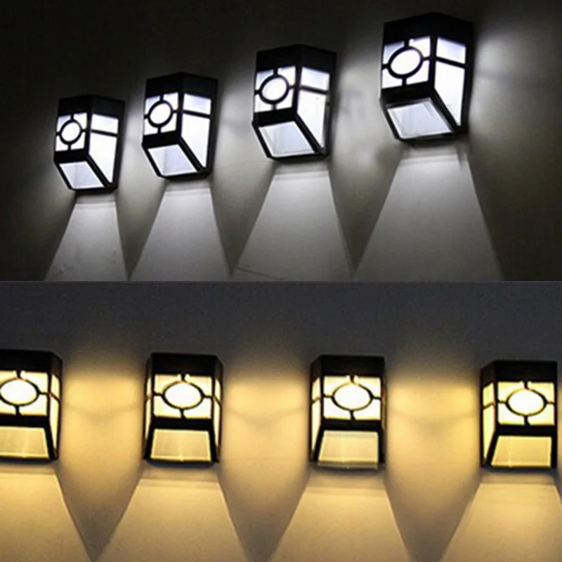 Waterdichte Solar Wandlampen Abs Path Licht Outdoor Tuin Muur