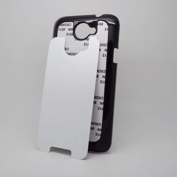 DIY 2D Sublimation Hard Plastic phone cases+Glue + Aluminum inserts for